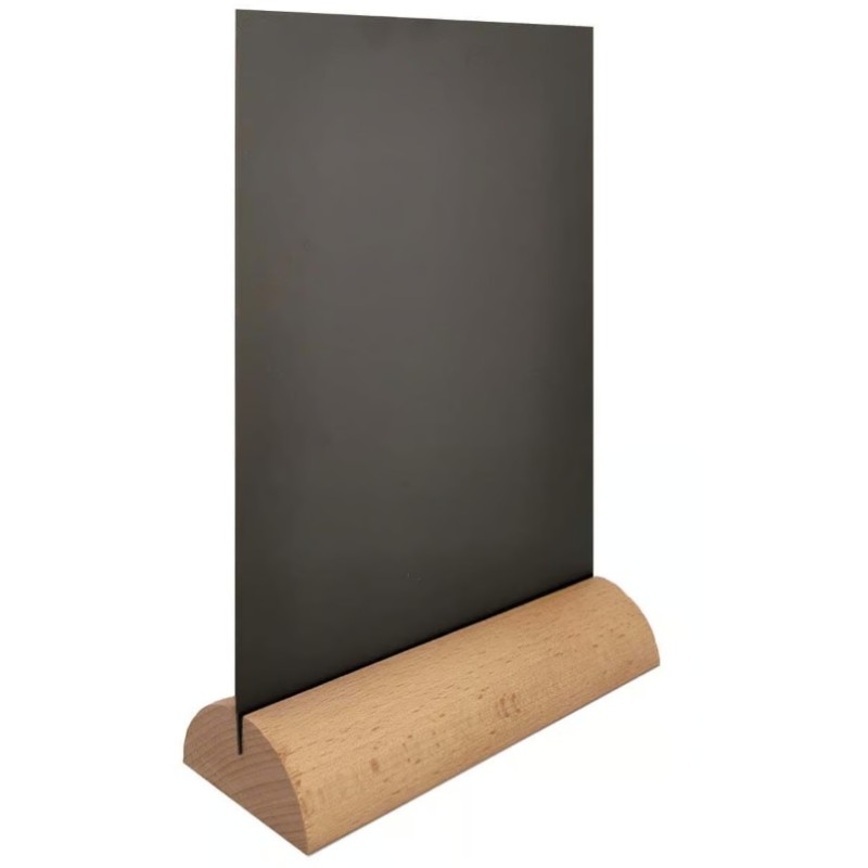 SOCLE bois naturel vernis 150x53x23 mm arrondi (lot de 3)