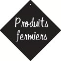 PANCARTE ventouse 160x160 mm Produits fermiers