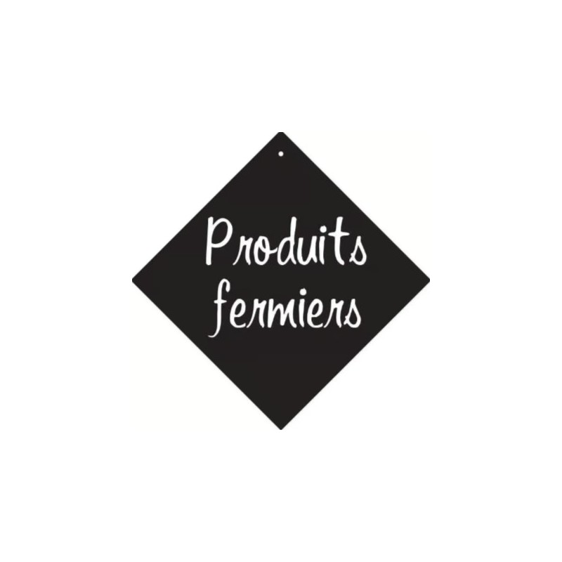 PANCARTE ventouse 160x160 mm Produits fermiers