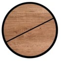 SOCLE Bock Wood neutre Ø120 mm PVC expansé 10 mm (lot de 3)