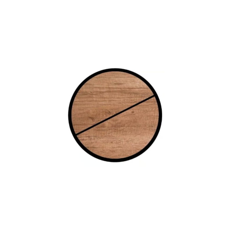 SOCLE Bock Wood neutre Ø120 mm PVC expansé 10 mm (lot de 3)