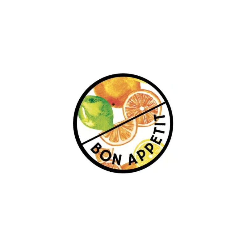 SOCLE Bock Juice "Bon appétit" Ø120 mm PVC expansé 10 mm (lot de 3)