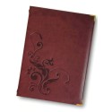 PROTÈGE-CARTE 185x260 mm Florilège Bourgogne sans marquage