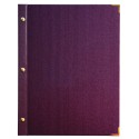 CARTE DES VINS 185x235 mm Linéa bordeaux sans marquage