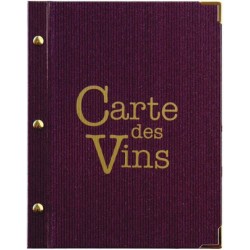 PROTÈGE-MENU 240x315 mm Linéa gris foncé sans marquage