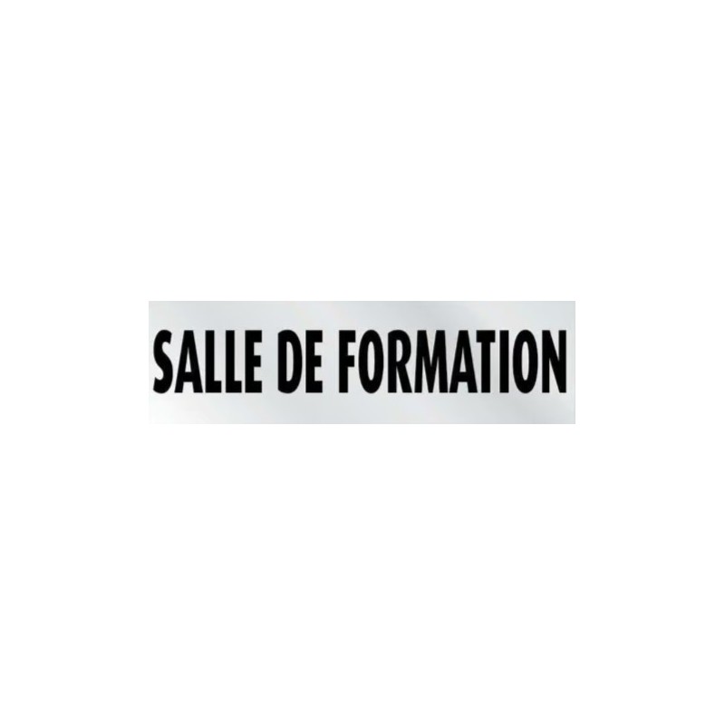PLAQUE PVC ALU ADHÉSIVE 170x50 MM "Formation"