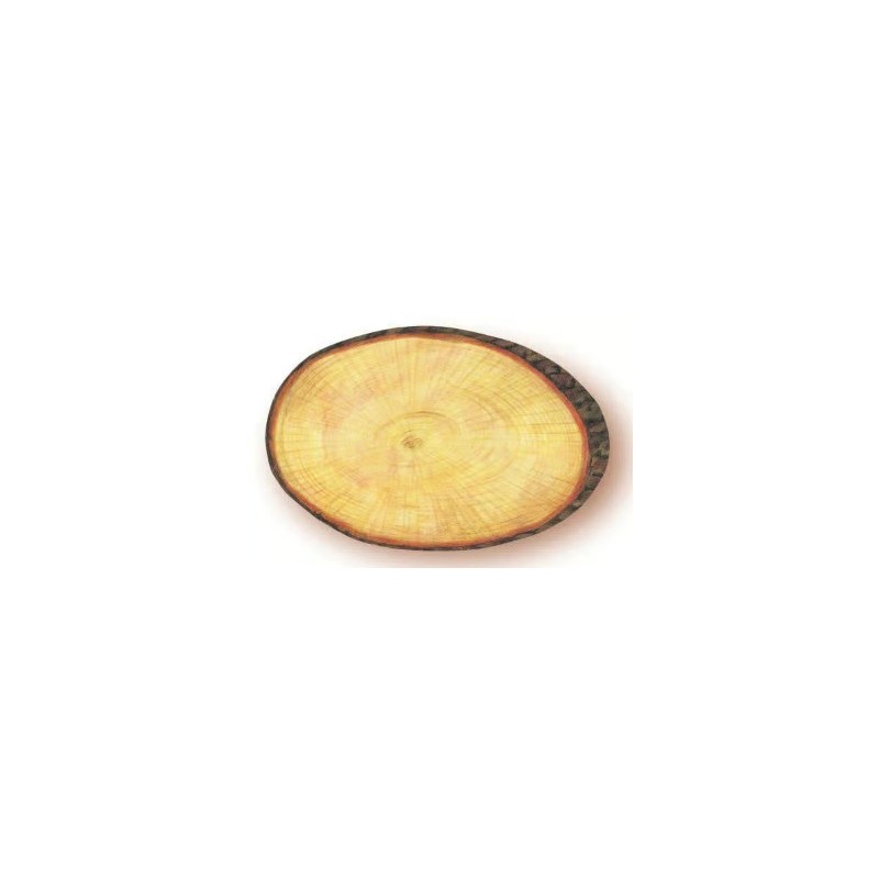 ETIQUETTE Rondin 95x60 mm, sans roulettes, sans attachement (lot de 1