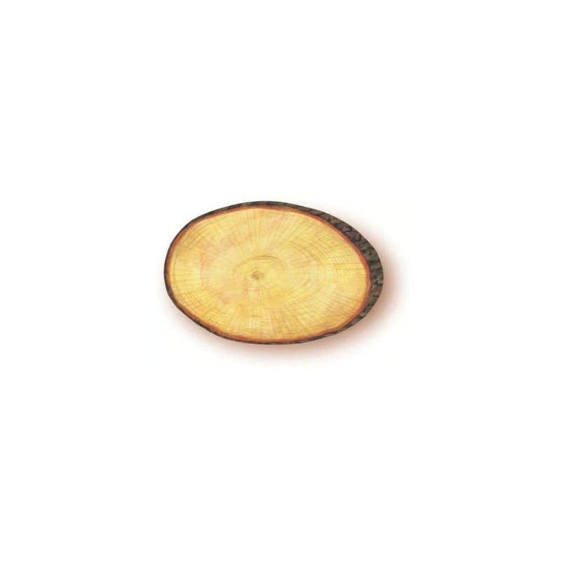 ETIQUETTE Rondin 70x45 mm, sans roulettes, sans attachement (lot de 1