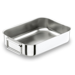 PLAT A ROTIR EN ALU ANTI ADHESIF ANSES FIXES - 450X320 HT 121