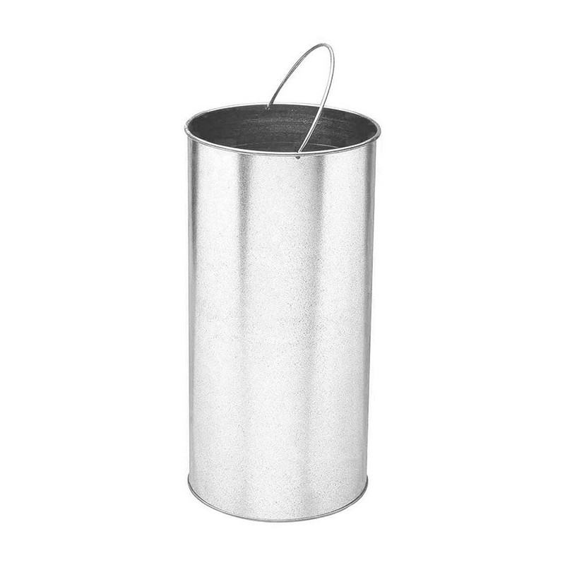 SEAU INTERIEUR 40 L ACIER GALVANISE pour poubelle tulipe 60 L