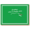 ARDOISINE verte 320x240 mm, recto/verso, sans attachement (lot de 10)