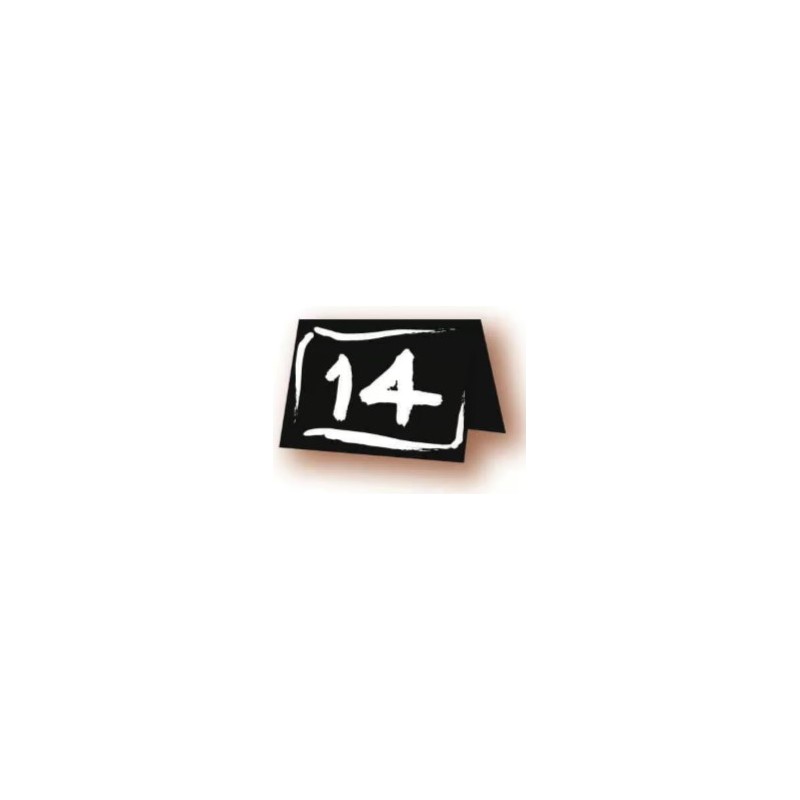 CHEVALETS 70x50 mm À la craie n° 11 à 20 (lot de 10)