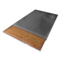 PLAQUE ALU SPECIALE FEUILLETAGE 600X400 coulissante perforée (x2)