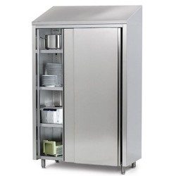 Armoire de rangement inox ECO avec portes coulissantes pour les professionnels