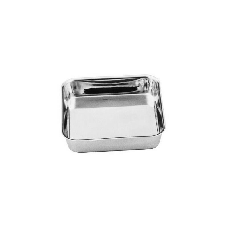 PLAT INOX CARRE - 250X250X55 - ép1.0 - inox 18/10