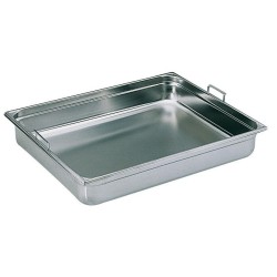 BAC GASTRO INOX PLEIN AVEC ANSES ESCAMOTABLES