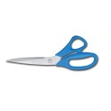CISEAUX POISSON LAME INOX CRANTEE - POIGNEE PLASTIQUE BLEU - 280 -ECO