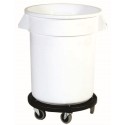 CONTENEUR BRUTE 76 L RUBBERMAID + COUVERCLE + SOCLE