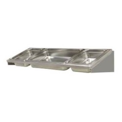 ETAGERE MURALE INCLINEE POUR BAC GASTRO