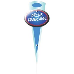 MAXI FLECHE "pêche française" 10x24 cm (lot de 10)