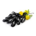 FACTICE GRAPPE DE MOULES AVEC CITRON