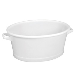 BAQUET OVALE EMBOITABLE 60 L - 740 x 490 ht 286 mm - avec poignées