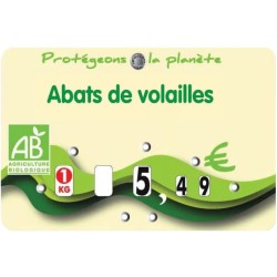 ETIQUETTE BOUCHERIE BIO