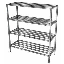 CASIER A BATTERIE ETAGERES BARREAUDEES