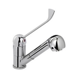 MITIGEUR AVEC DOUCHETTE EXTRACTIBLE ET LEVIER CLINIQUE