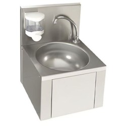 LAVE MAINS INOX ADOSSE CUVE RONDE