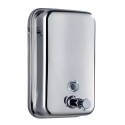 DISTRIBUTEUR DE SAVON MANUEL - MODELE MURAL 1L - INOX
