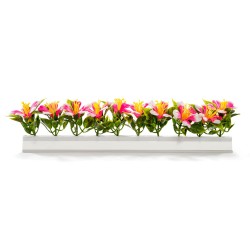 BARRETTES BLANCHES LG 250 MM - FLEURS DE PRUNIER - Boîte de 12