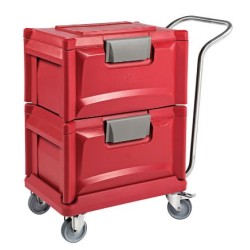 SOCLE ROULEUR ROTOMOULE POUR CONTENEUR SHERPA - avec poignée