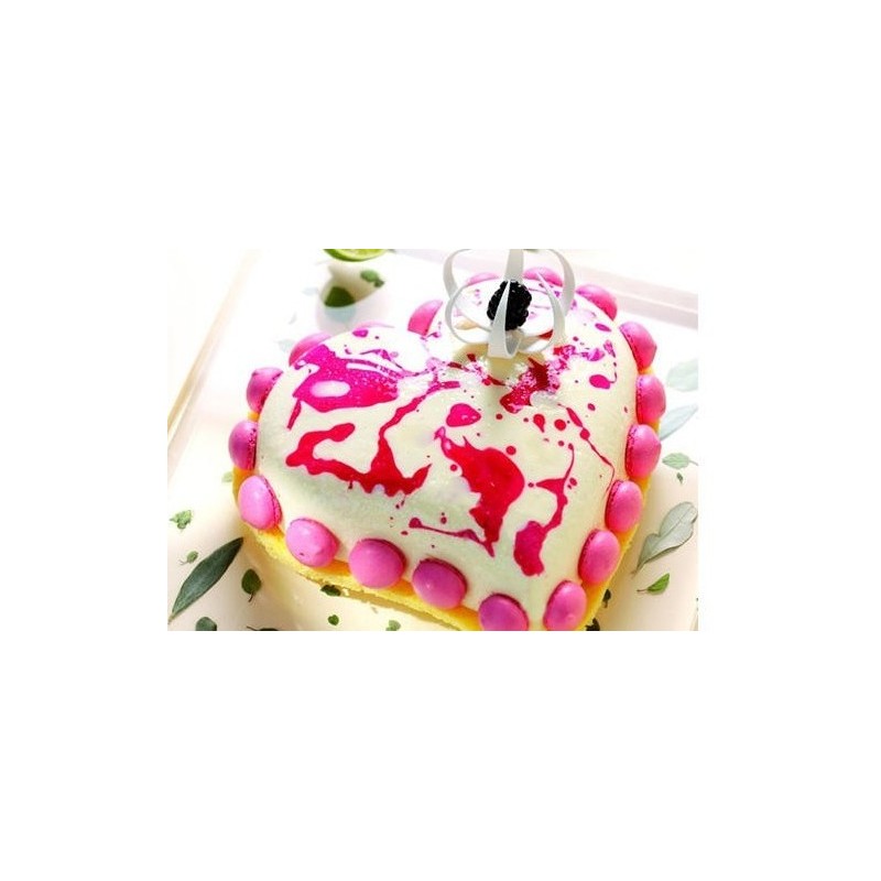 MOULE SOUPLE UNIFLEX - Cœur bombé 205x186xht54 mm - 1.10L