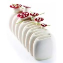 MOULE SILICONE BUCHE - Décor crème 250x84xht75 mm - 1000ml