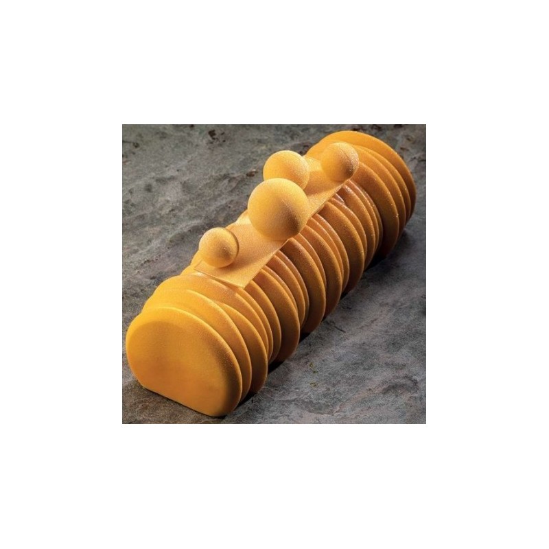 MOULE SILICONE BUCHE - Décor sequoia 250x92xht74 mm - 1186ml