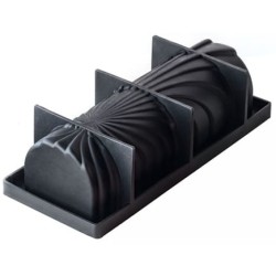 MOULE SILICONE BUCHE - Décor locomotive 250x88xht106 mm - 1435ml