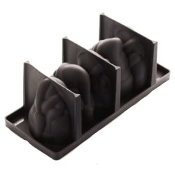 MOULE SILICONE BUCHE - Décor comet 250x88xht73 mm - 1230ml