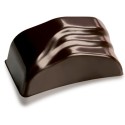 PLAQUE SILICONE CHOCOLAT - 14 rectangles ondulés 37x20xht20 mm - 8ml