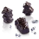 PLAQUE SILICONE CHOCOLAT - 12 sujets robots 39.5x26.7xht16 mm