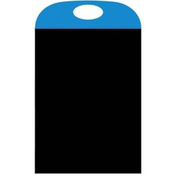 PANNEAU ARDOISE PORTACOLOR - 70x40 cm - BLEU