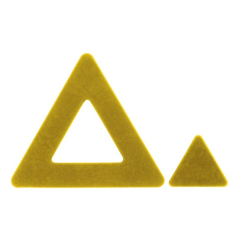 PLAQUE SILICONE 470X270 - 12 séries de triangles 110.5x97xht5.5 mm