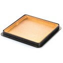 KIT MOULE SILICONE - 1 tarte carrée 200x200xht20 mm - 560ml