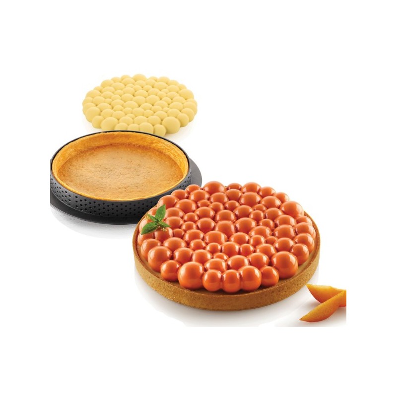KIT MOULE SILICONE - 1 tarte bubble Ø 190xht20 mm - 370ml