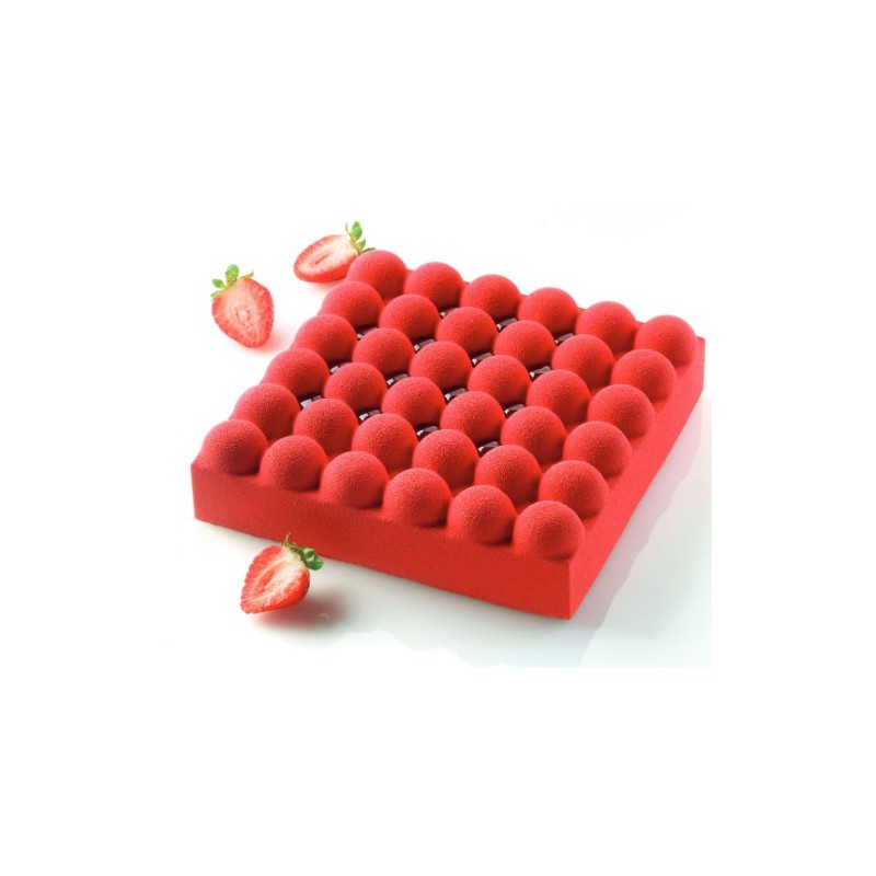 MOULE SILICONE - 1 carré bubble 180x180xht50 mm - 1.4L