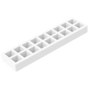 PLAQUE SILICONE 300X175 - 18 mini pyramides 32x32xht32 mm - 11ml