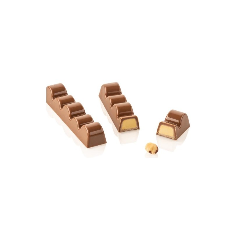 KIT SILICONE CHOCOLAT - 10 barres symphonie 120x25xht20.5 mm - 42ml