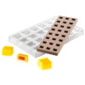 KIT MOULE POUR CHOCOLAT - 24 carrés 25x25xht15 mm - 8.9ml