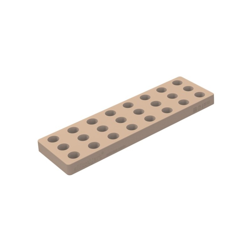 KIT MOULE POUR CHOCOLAT - 24 dômes Ø 26xht22.5 mm - 8ml