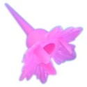 BOBECHE PLASTIQUE POUR BOUGIE TORSADEE - ROSE (x144)